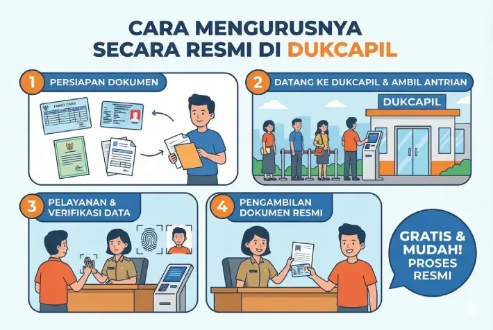 cara mengurusnya secara resmi di dukcapil